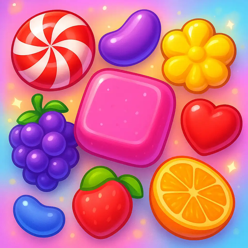 Screenshot of the Sweet Bonanza slot game